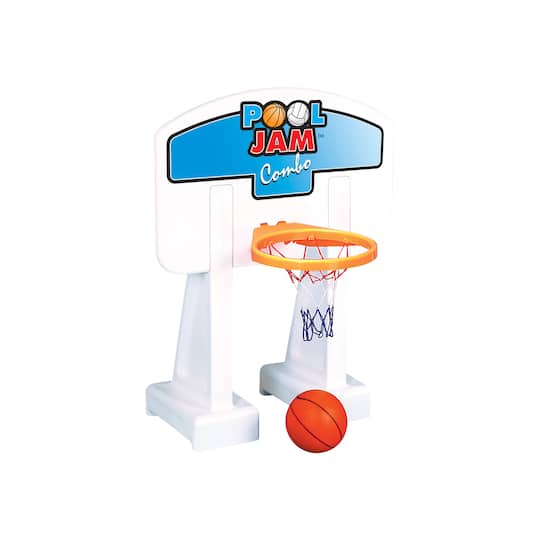 Swim Central 20ft. Pool Jam Basketball & Volleyball Swimming Pool Water Sports Combo Game